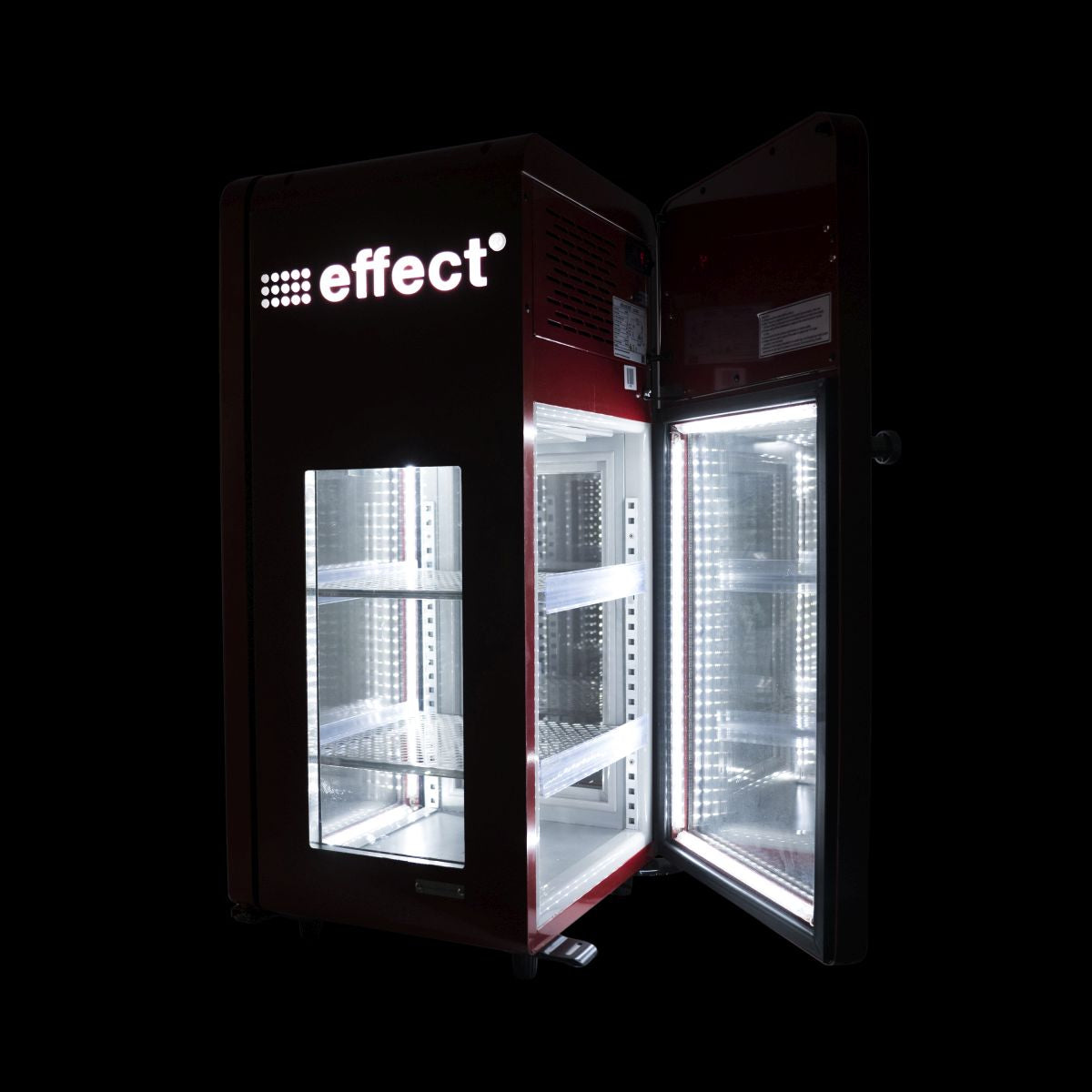 Effect Refrigerator 360 Degree Cooler 78L Eco LED Luminated Fridge Beverage Cooler – View 8
