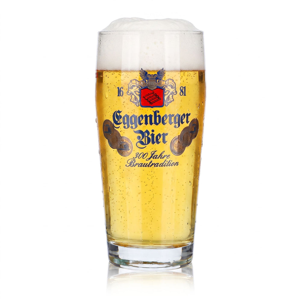 Eggenberger Beer Glass, 0.3-liter Mug: 300 Years of Brewing Tradition