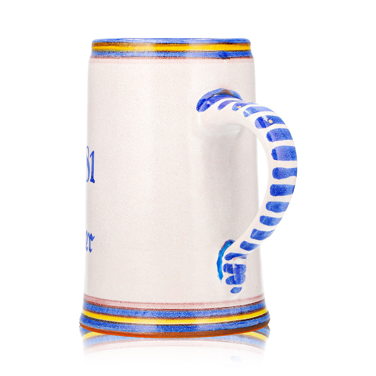 Eggenberger Beer Glass Clay Jug 1 L Earthenware Beer Mug Collector's Jug – View 5