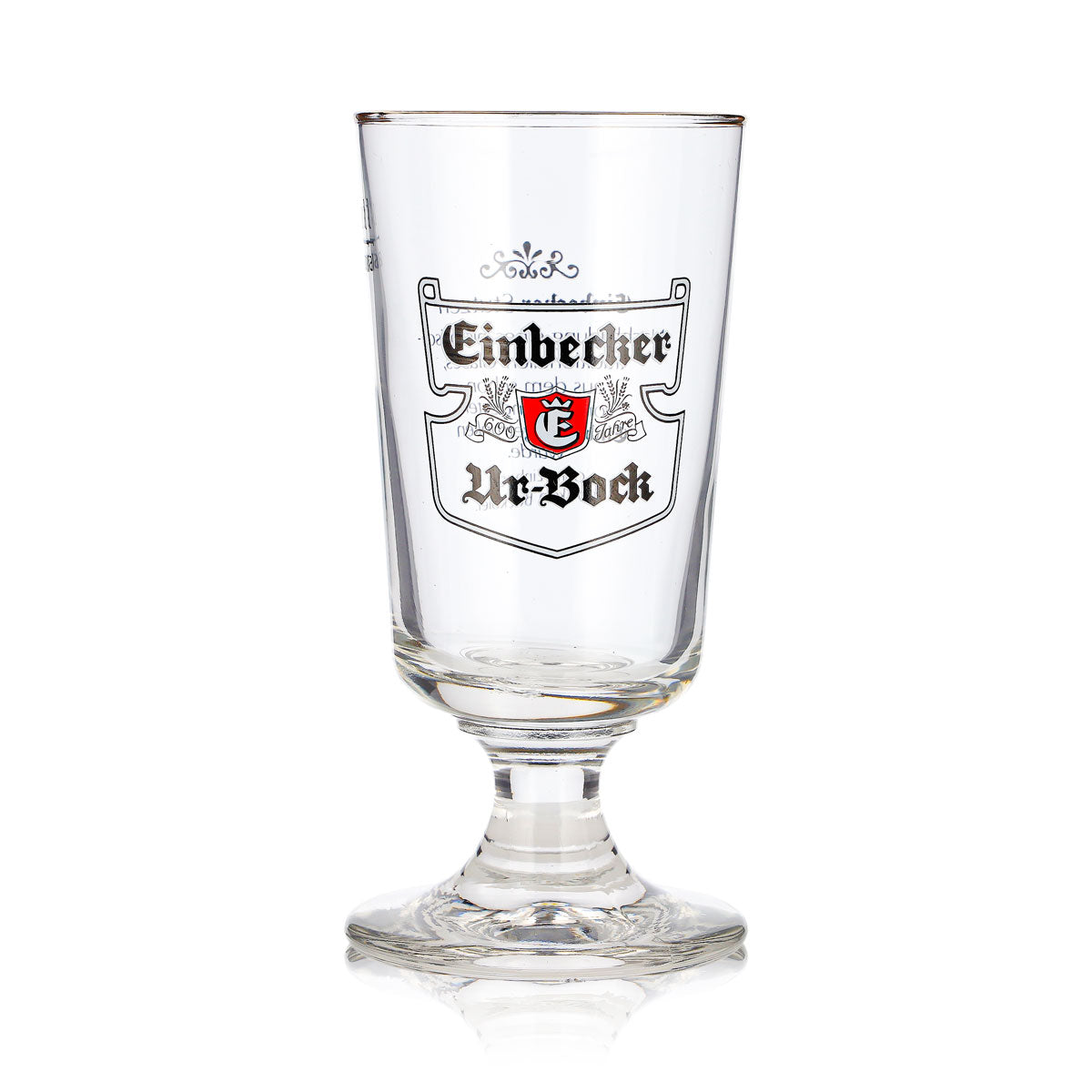 Einbecker Beer Glass, 0.2 L, Goblet, Urbock Exclusiv, Gold Rim, Rastal