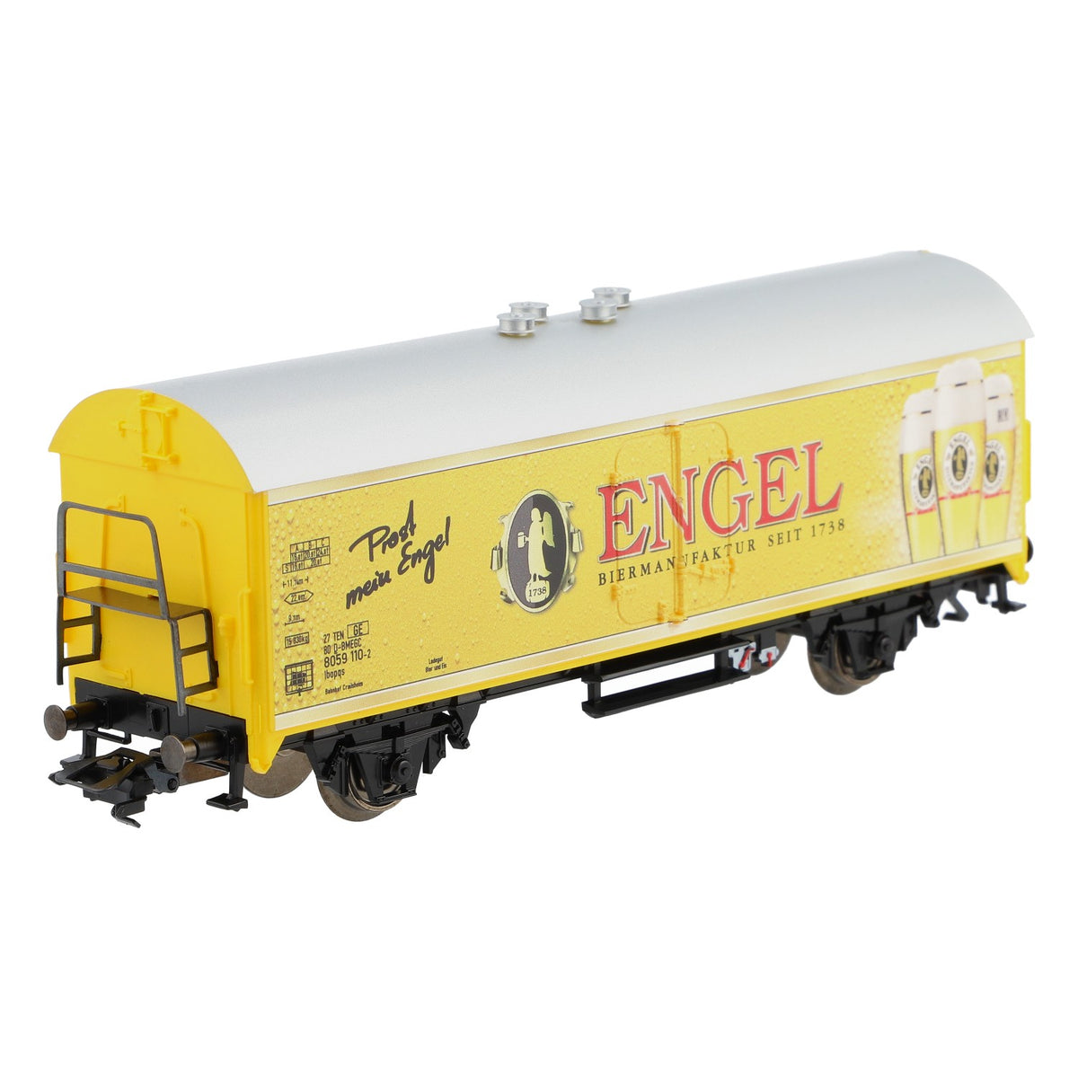Engel Beer Märklin Refrigerated Car H0 with Advertising Motif "Cheers, My Angel"