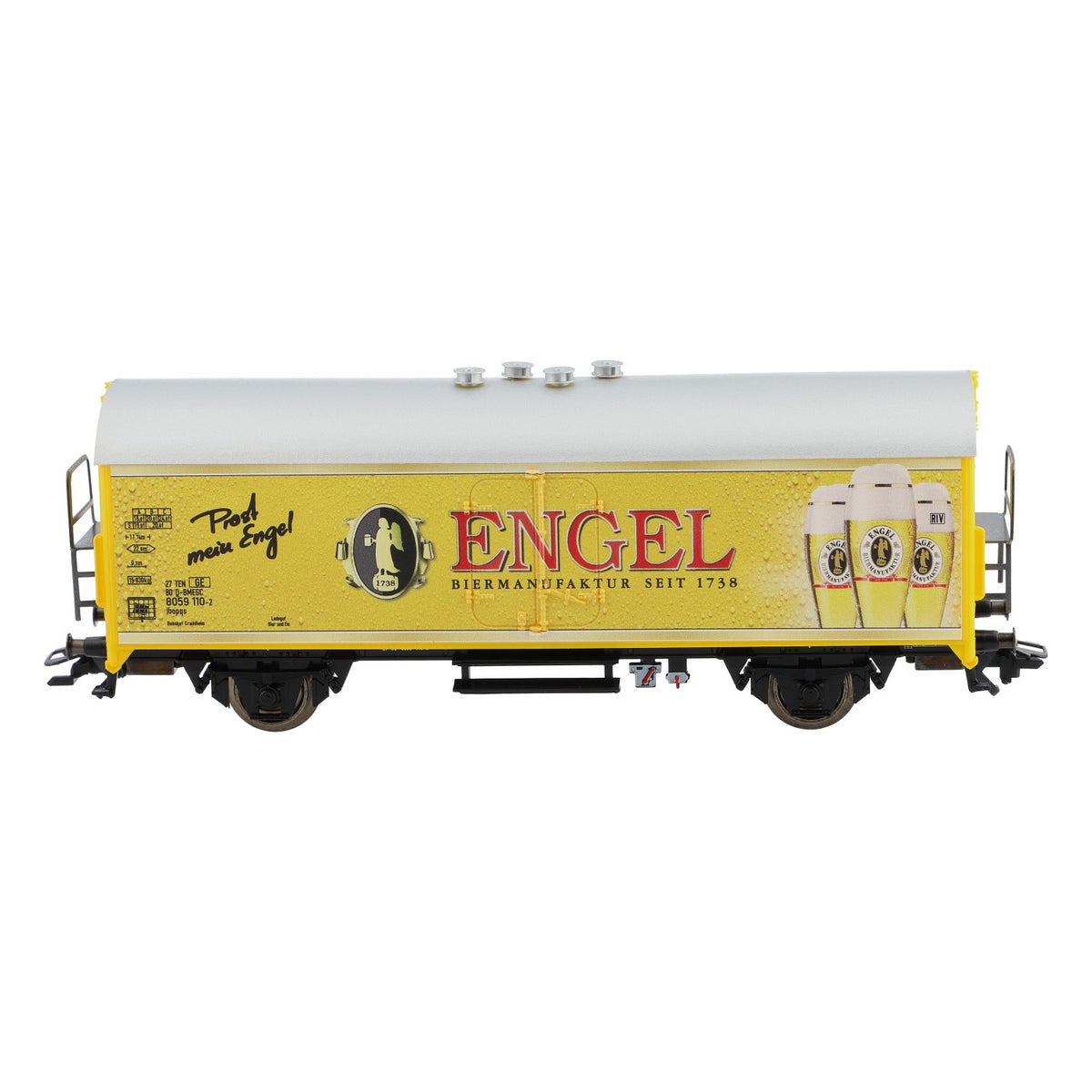 Engel Beer Märklin Refrigerated Car H0 with Advertising Motif "Cheers, My Angel" – View 2