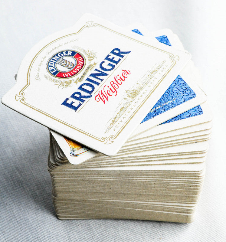 Erdinger Non-Alcoholic Wheat Beer & Set of 50 Beer Coasters Original – View 2
