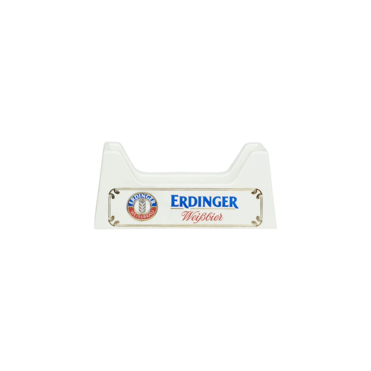 Erdinger Beer Coaster Holder White for 10 Coasters Holder White Retro Bar