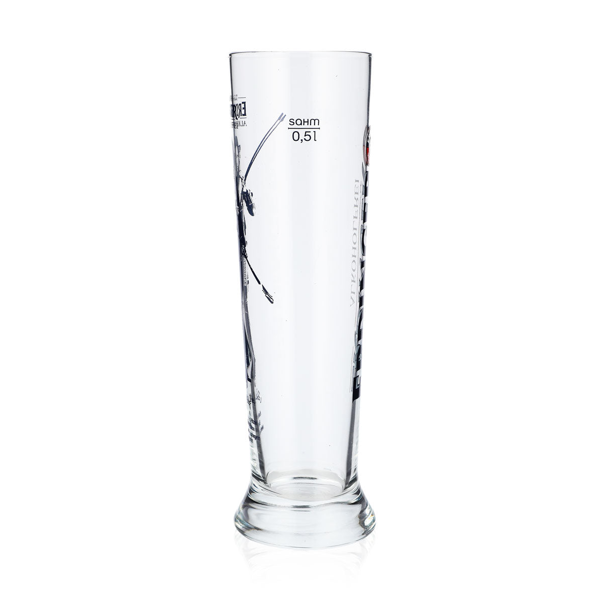 Erdinger Beer Glass 0.5l Wheat Beer Glass Special Edition Glass "Kathrin Hitzer" Non-Alcoholic – View 2