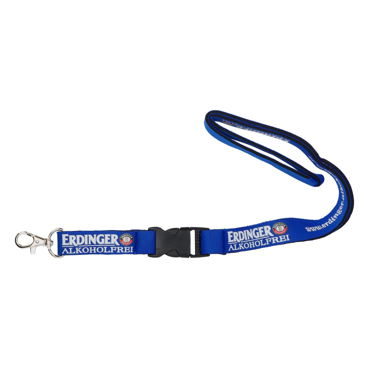 Erdinger Weißbier lanyard key ring, blue, "non-alcoholic"