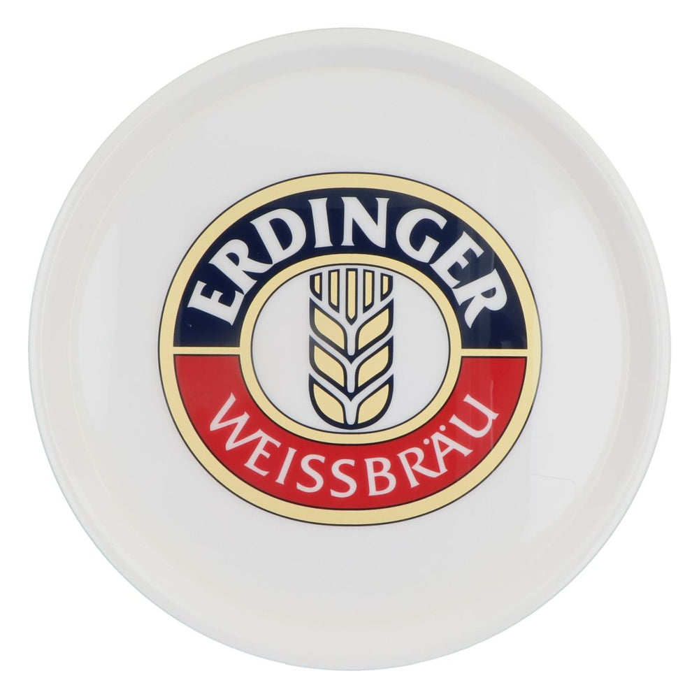 Erdinger Weissbier serving tray Round tray Waiter's tray Round White