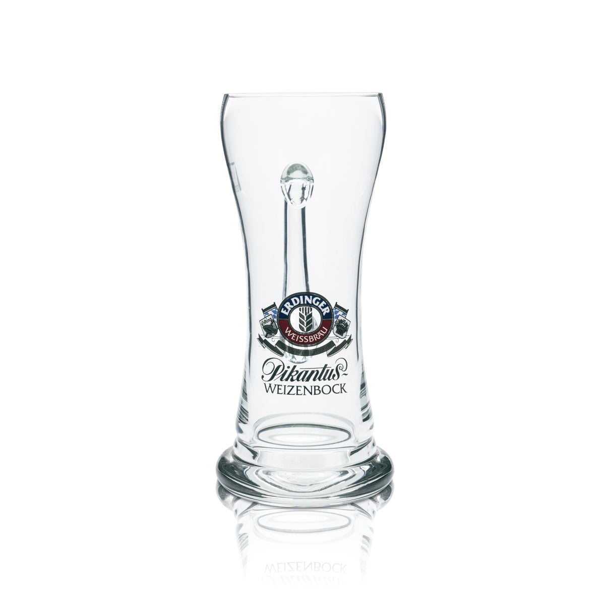 Erdinger Weissbräu glass 0.5l mug tankard Seidel glasses Pikantus wheat bock beer