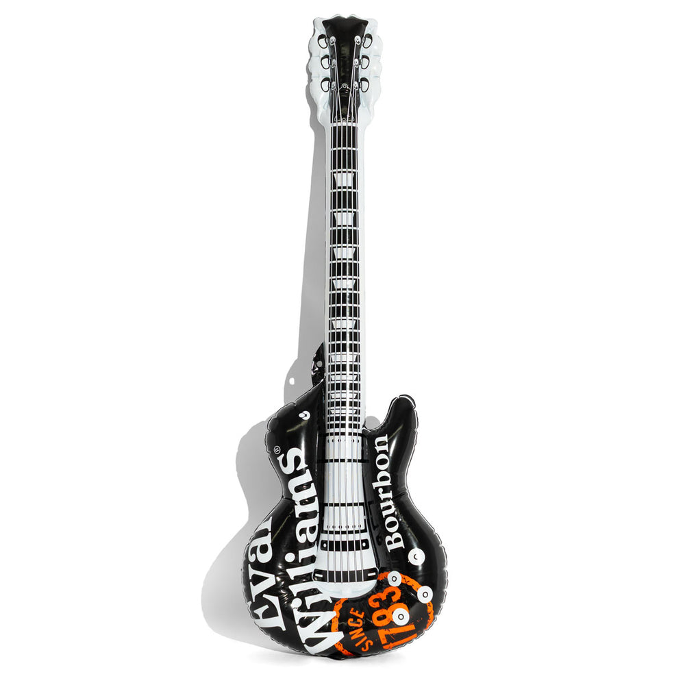 Evan Williams Whiskey Air Guitar Wall Decoration Show Guitar Inflatable Black