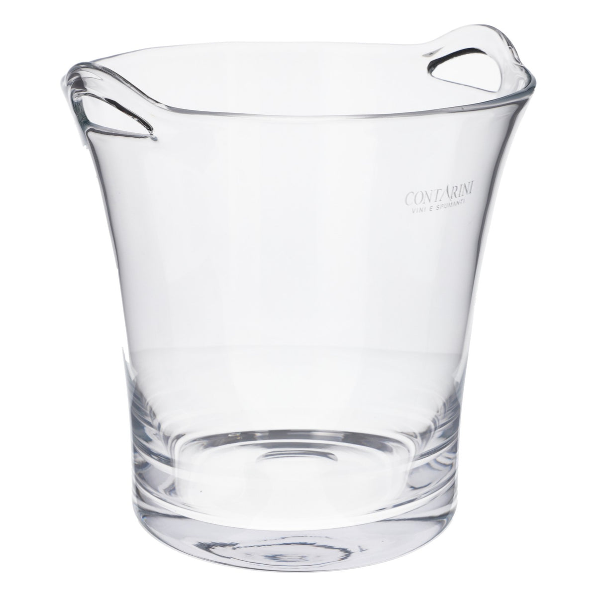 Evian Water Acrylic Bottle Cooler Ice Cube Container Cooler – View 2