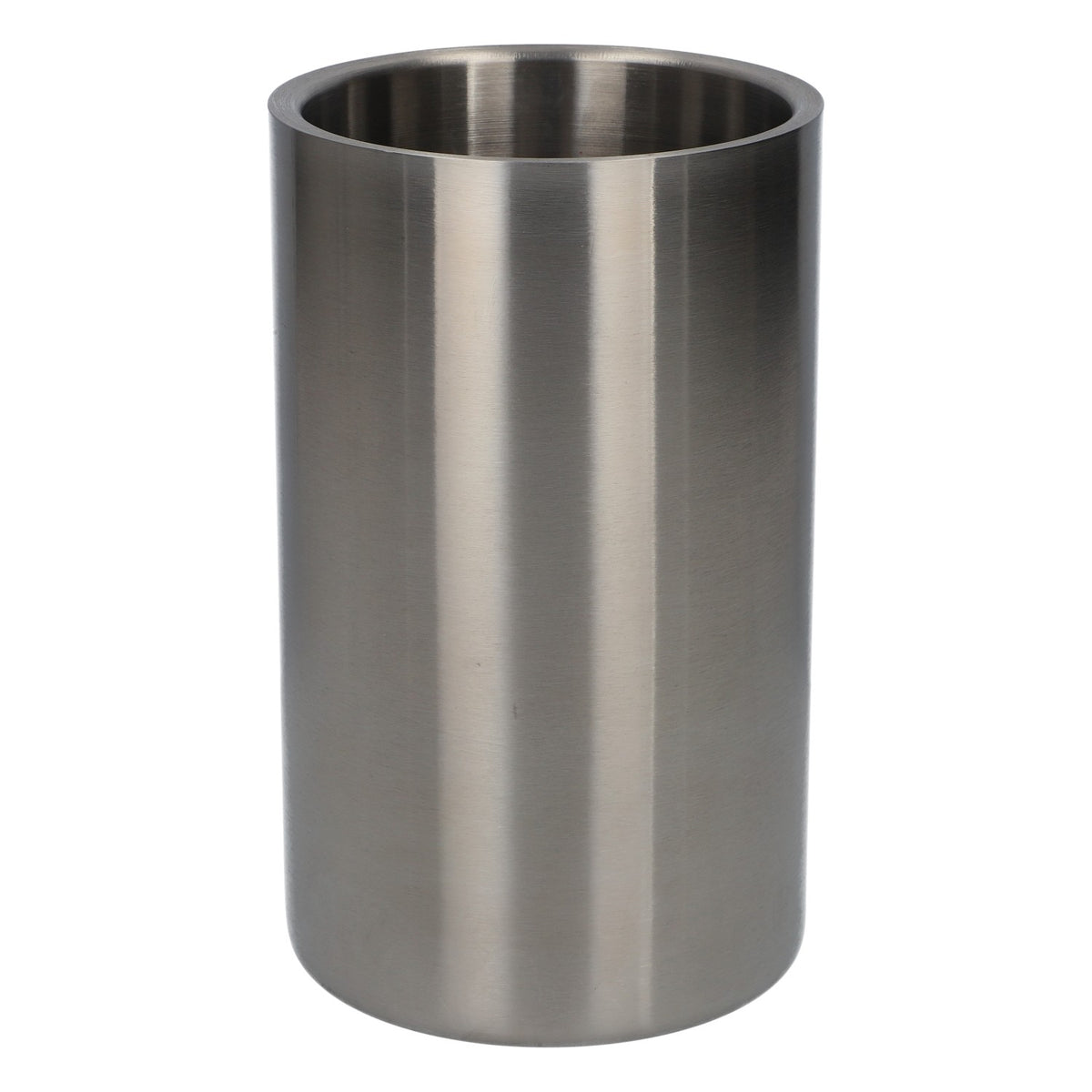 Evian Water Stainless Steel Bottle Cooler Ice Cube Container Cooler – View 3