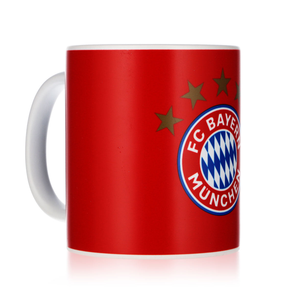 FC Bayern Merchandise - Miscellaneous - 0.35 L Glass Coffee Mug with FC Bayern Munich Logo