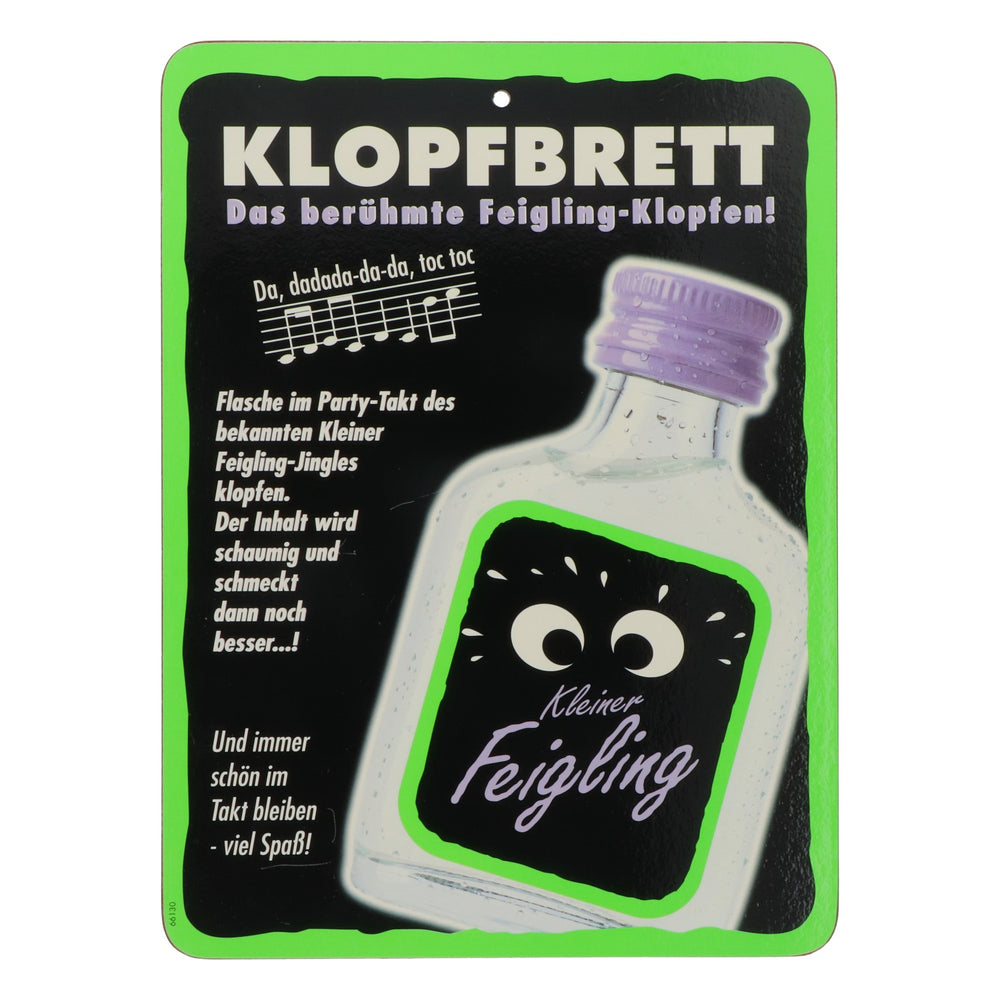 Coward liqueur knocking board for knocker party board