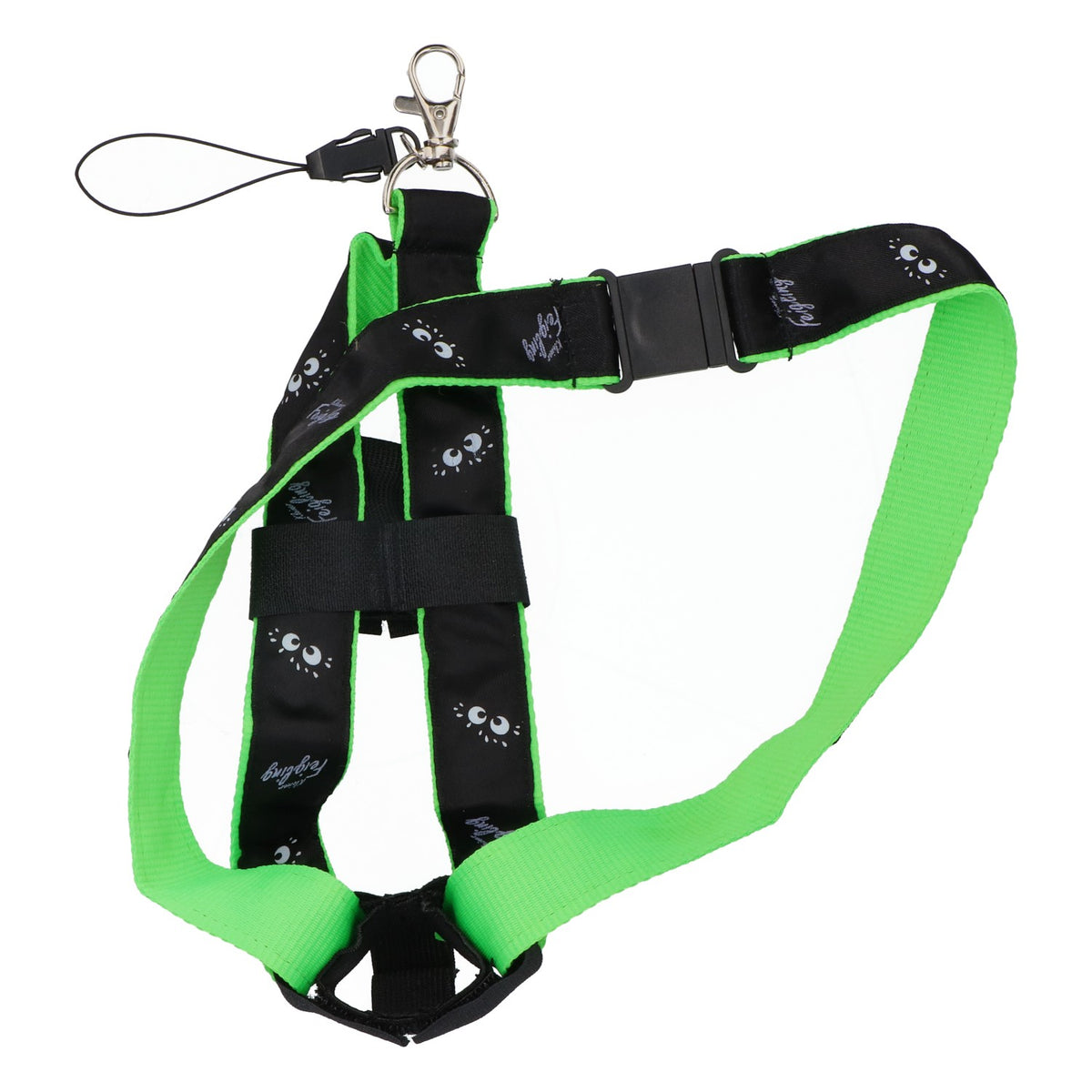 Feigling Liqueur Keyring Lanyard Black/Green – View 3
