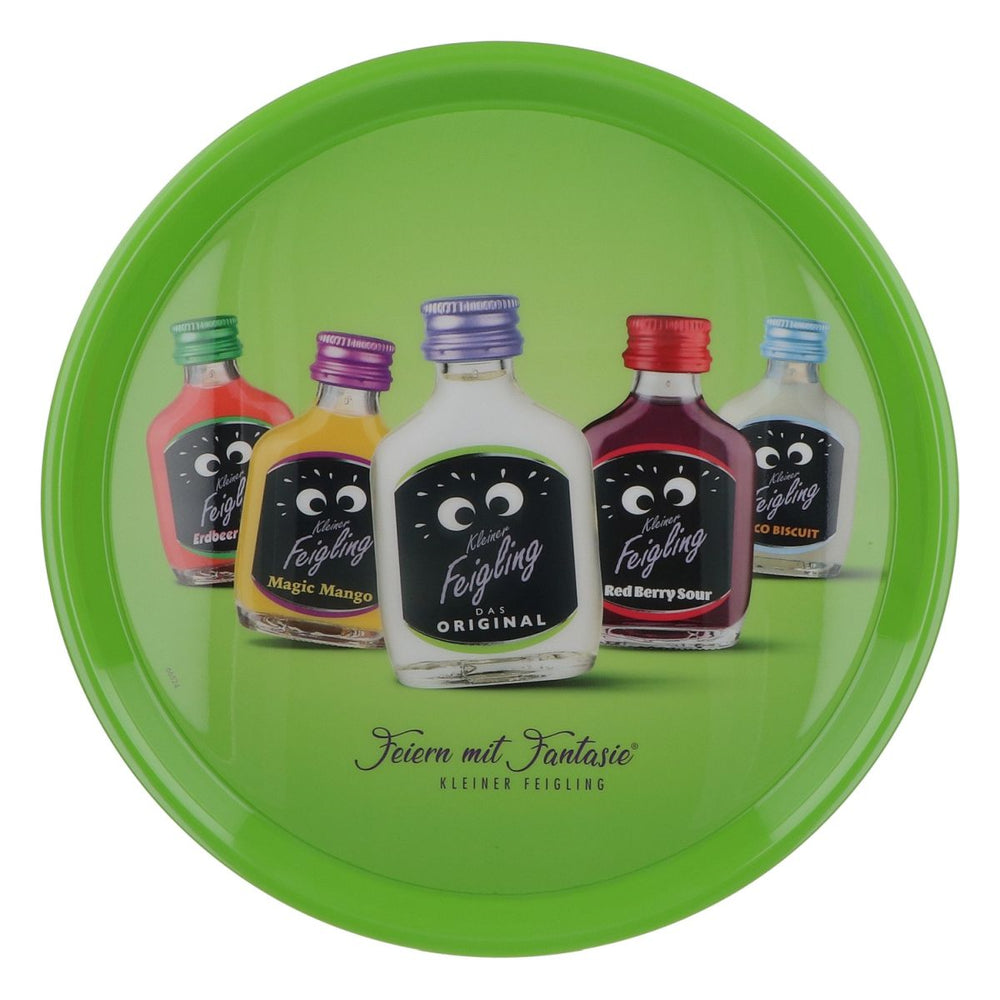 Feigling liqueur tray Round tray Waiter's tray Non-slip surface