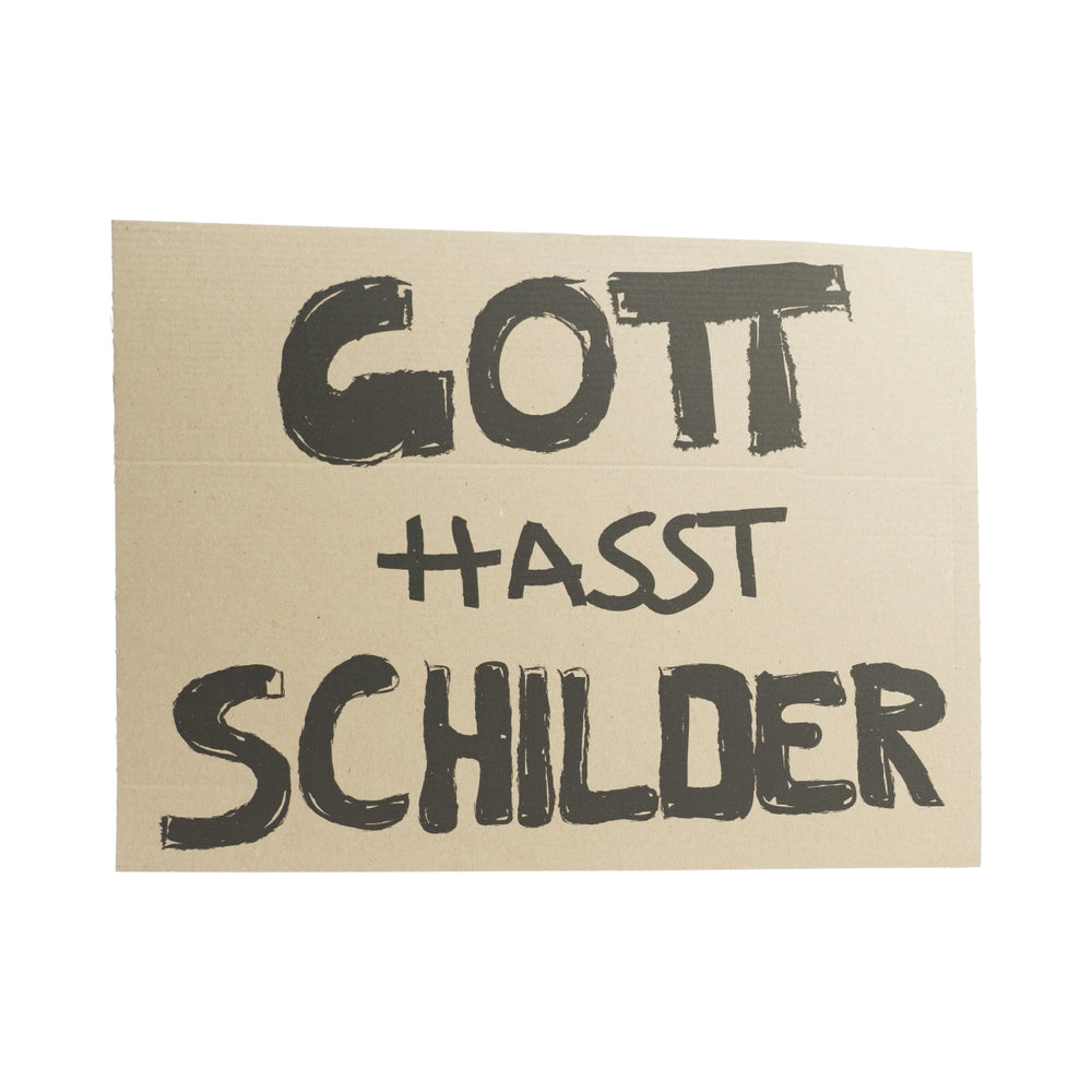 Fucking liqueur cardboard sign God hates signs festival party board sign wall decoration