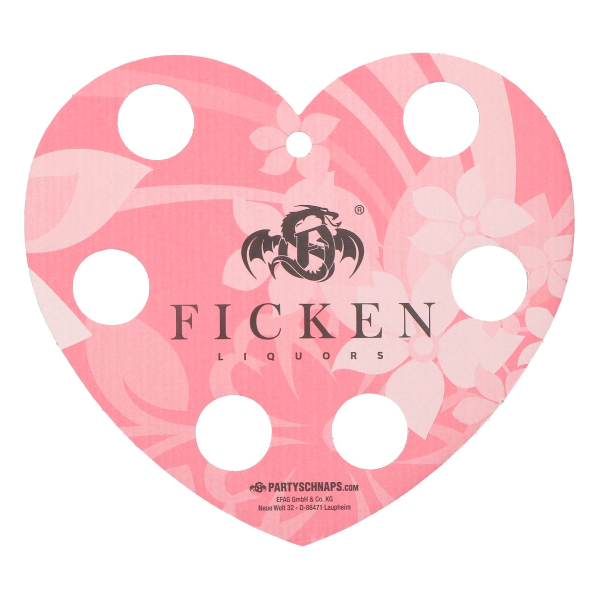 Fuck Shothalter Heart Shape Pink Please Fuck Paper Sign Tray Cardboard – View 2