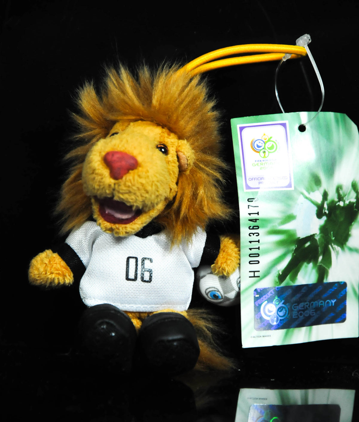 FIFA Nici Goleo 2006 World Cup Mascot Lion Soft Toy Plush Cuddly Toy