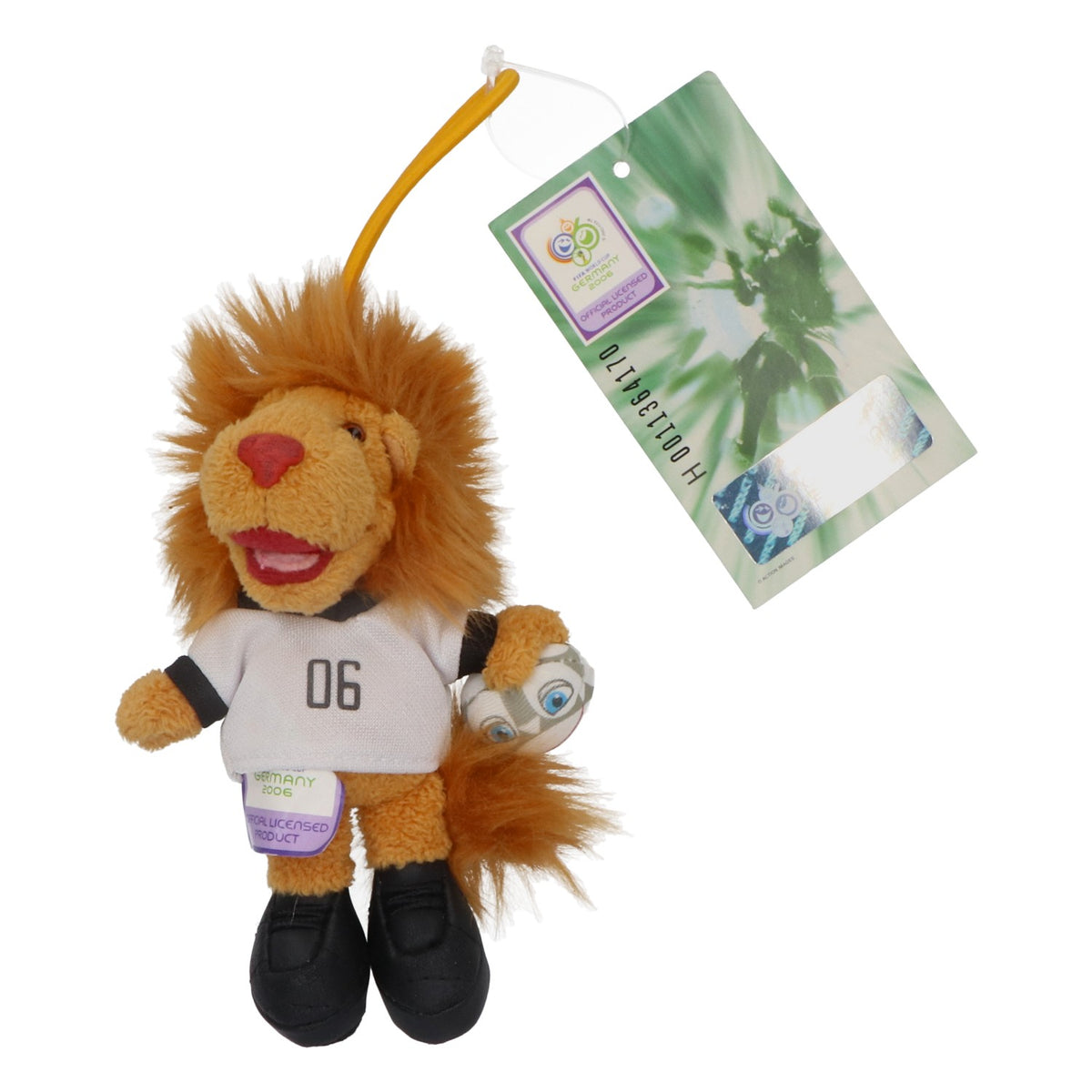 FIFA Nici Goleo 2006 World Cup Mascot Lion Soft Toy Plush Cuddly Toy – View 2