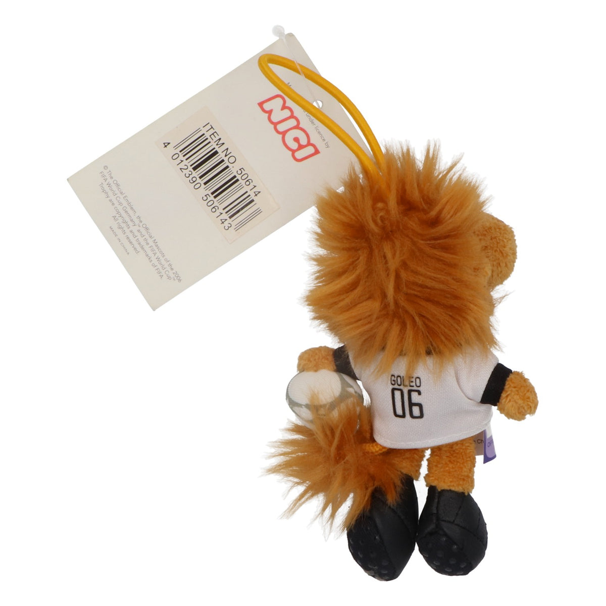 FIFA Nici Goleo 2006 World Cup Mascot Lion Soft Toy Plush Cuddly Toy – View 3