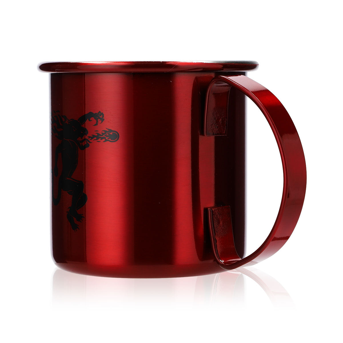 Fireball Whiskey Glass Stainless Steel Mug 0.46 L Mug Moscow Mule Red – View 2