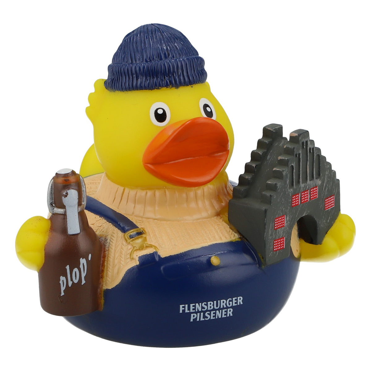 Flensburg Beer Rubber Duck Squeaky Duck Cult Gift – View 3