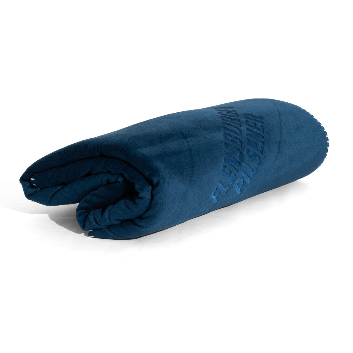 Flensburger Beer Fleece Blanket Snuggle Blanket Patio Blanket Blanket 130x180 cm Blue – View 2