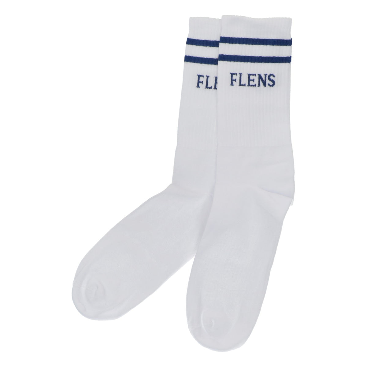 Flensburg Beer Socks Wool Socks Stockings Unisex "Flens" White – View 2