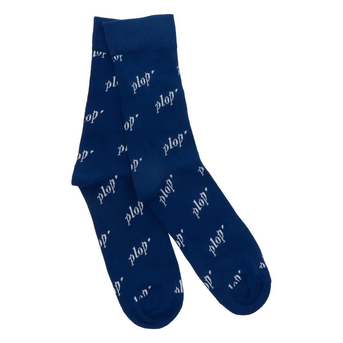 Flensburg Beer Socks Wool Socks Stockings Unisex "Plop" Blue