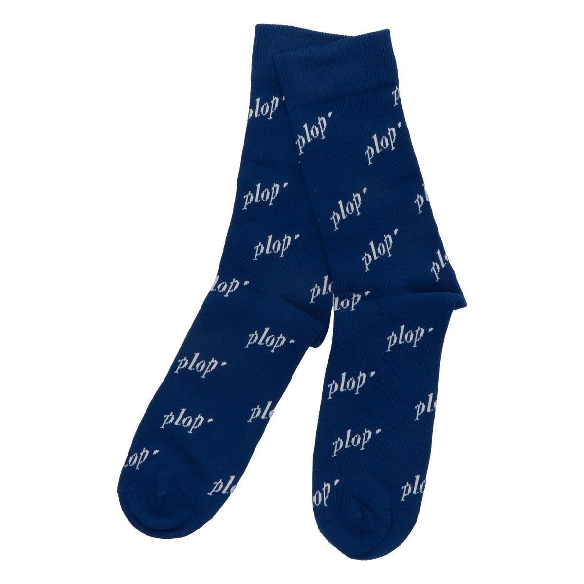 Flensburg Beer Socks Wool Socks Stockings Unisex "Plop" Blue – View 2