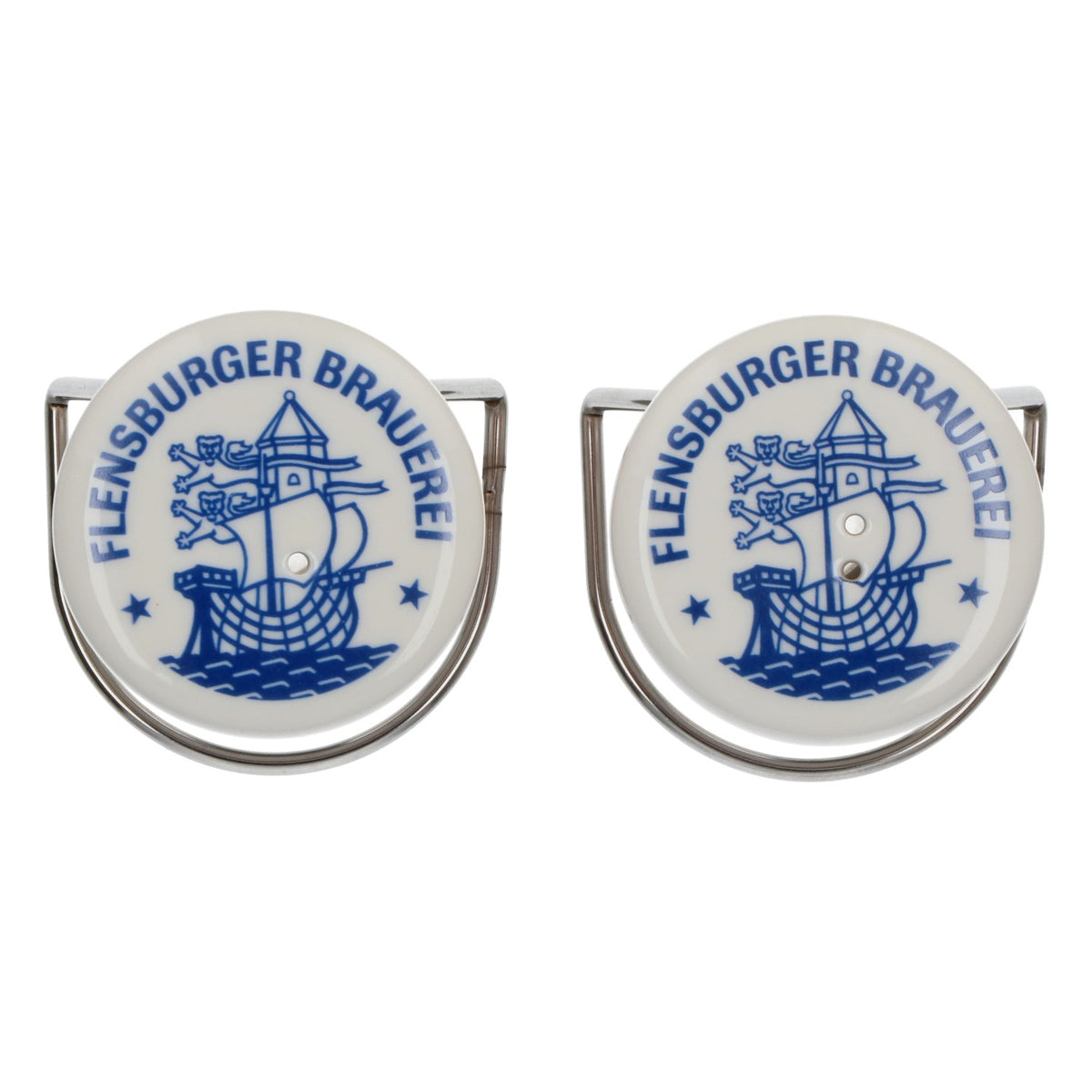 Flensburger Pilsener FLENS Salt and Pepper Shakers "Bügelverschluss Plopper" – View 3