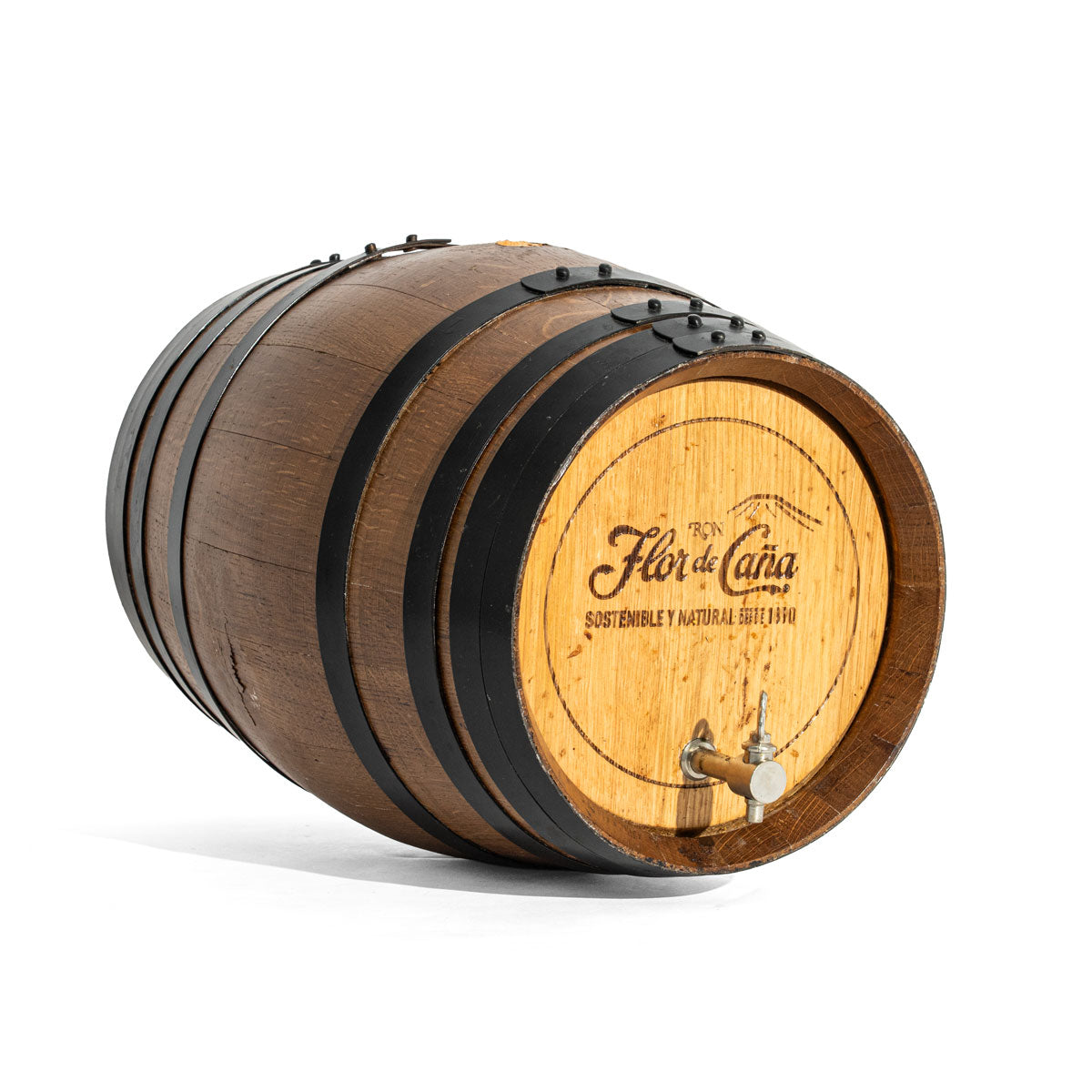 Flor de Cana Rum Real Wood Decorative Barrel Wooden Barrel – View 2