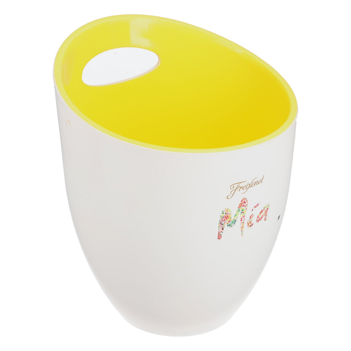 Freixenet Mia sparkling wine bottle cooler ice bucket Icecube yellow version