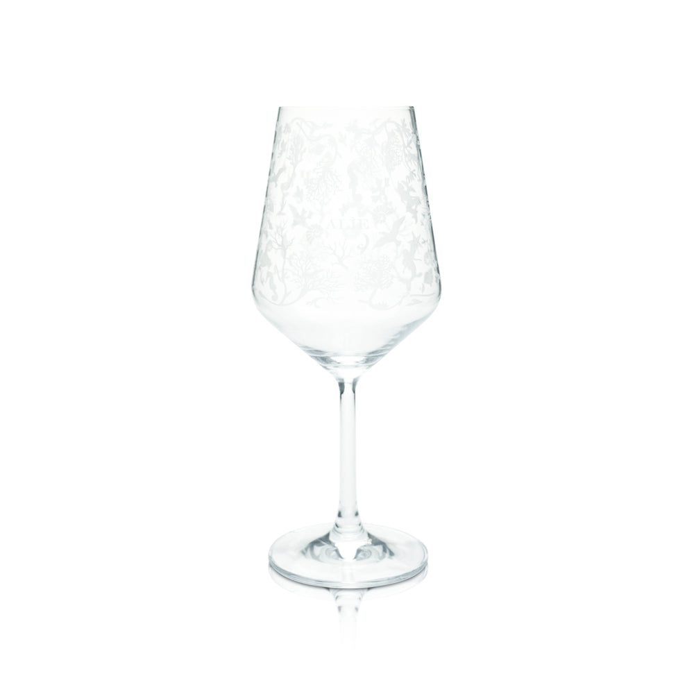 Frescobaldi Wine Glass 0.53l Goblet Alíe Design Flower Pattern Aperitif Cocktail Bar