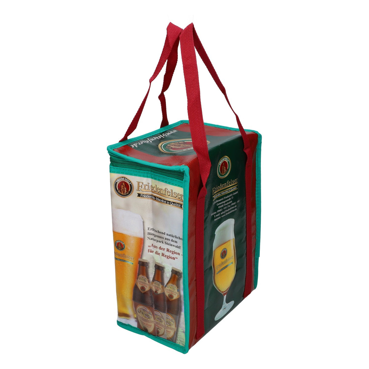 Friedenfelser Beer Bag Cooler Bag ISO Green New Blended Fabric – View 3