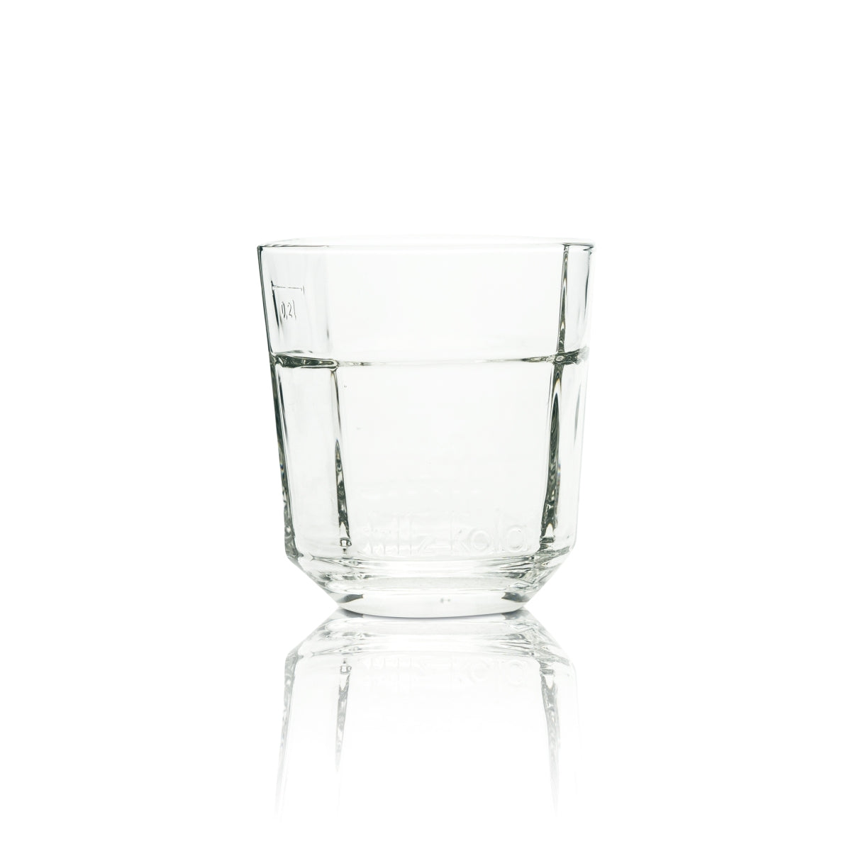 Fritz Kola Glass 0.2 L Tumbler Relief Glasses Tasting Retro Fizzy Juice Cola – View 3
