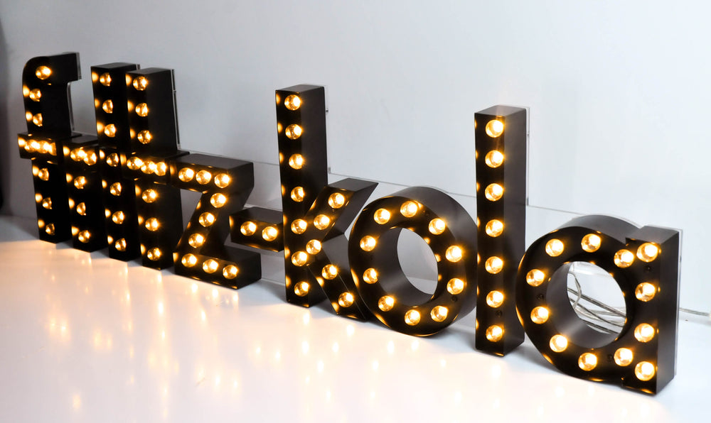 Fritz Kola LED illuminated sign Illuminated advertising Metal frame XXL 84 lamps