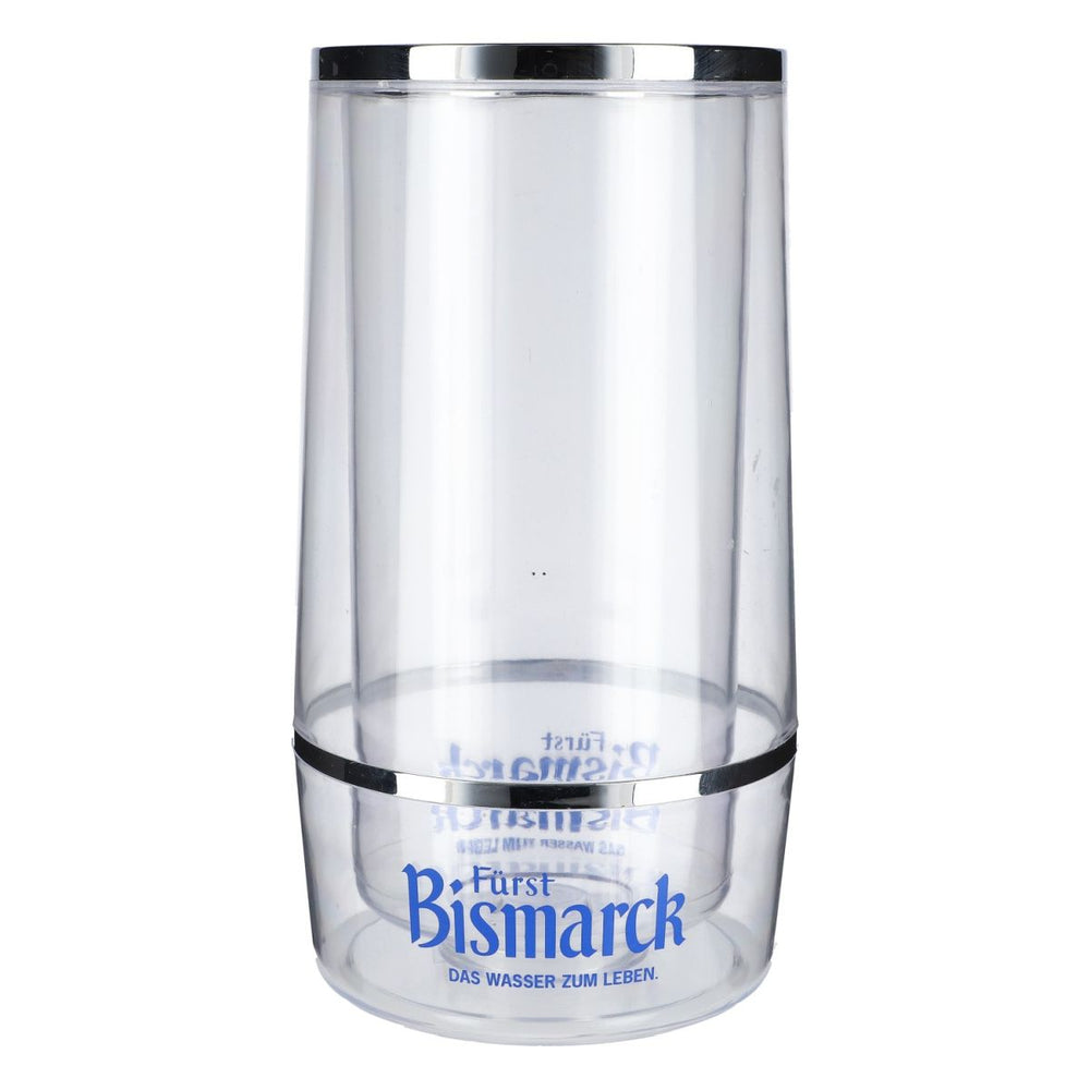 Prince Bismarck Bottle Cooler Ice Cube Cooler Double-Walled Acrylic Chrome