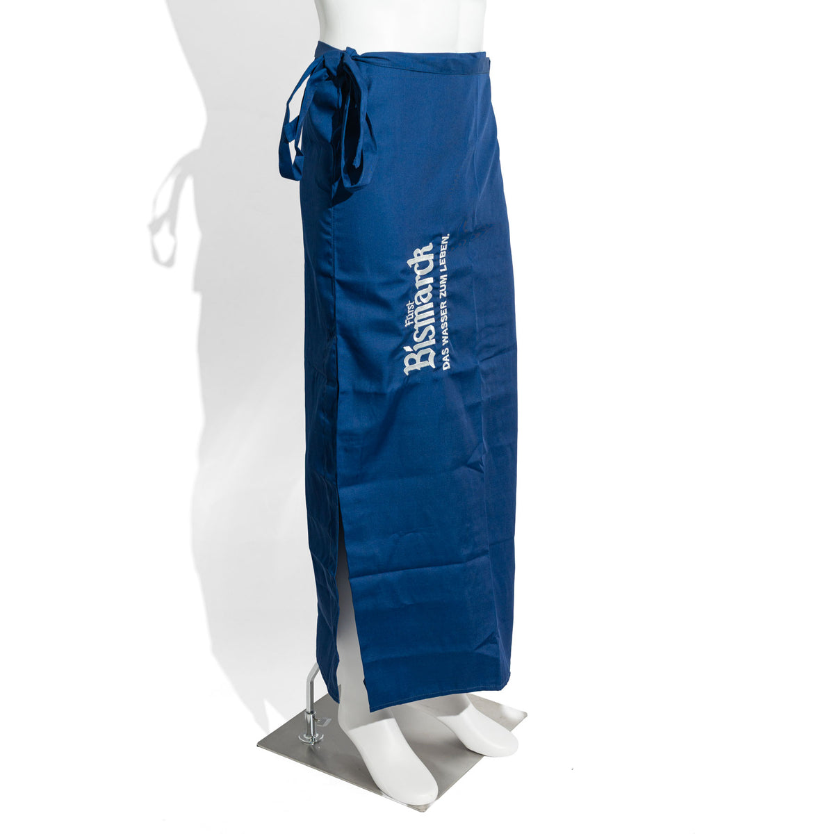 Prince Bismarck Water Bistro Apron Serving Apron Blue Long Version – View 2