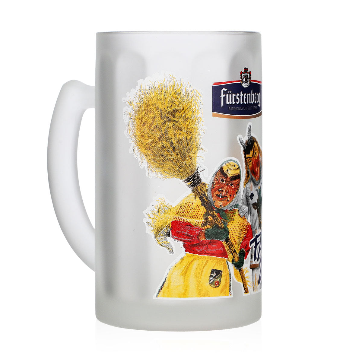 Fürstenberg Beer Glass, 0.25 L, "Fasnet 2015" Jug, Frosted Rastal – View 2