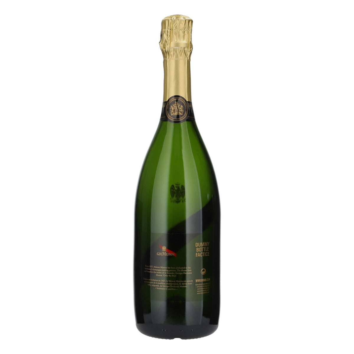 G.H. Mumm Sparkling Wine Show Bottle EMPTY Decorative Bottle 0.7L Brut Empty Bottle – View 3