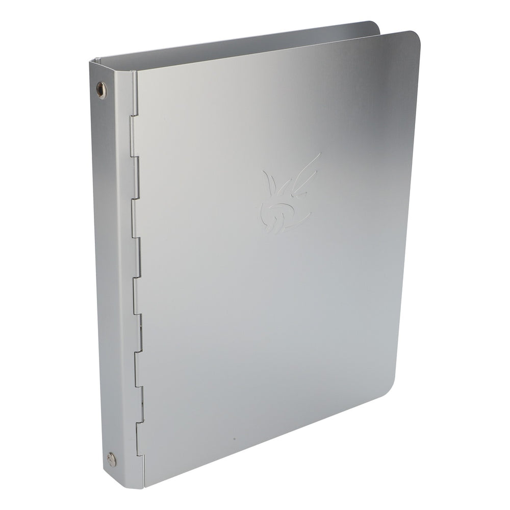 Gauloises Menu Folder Ring Binder Silver Aluminum Din A5