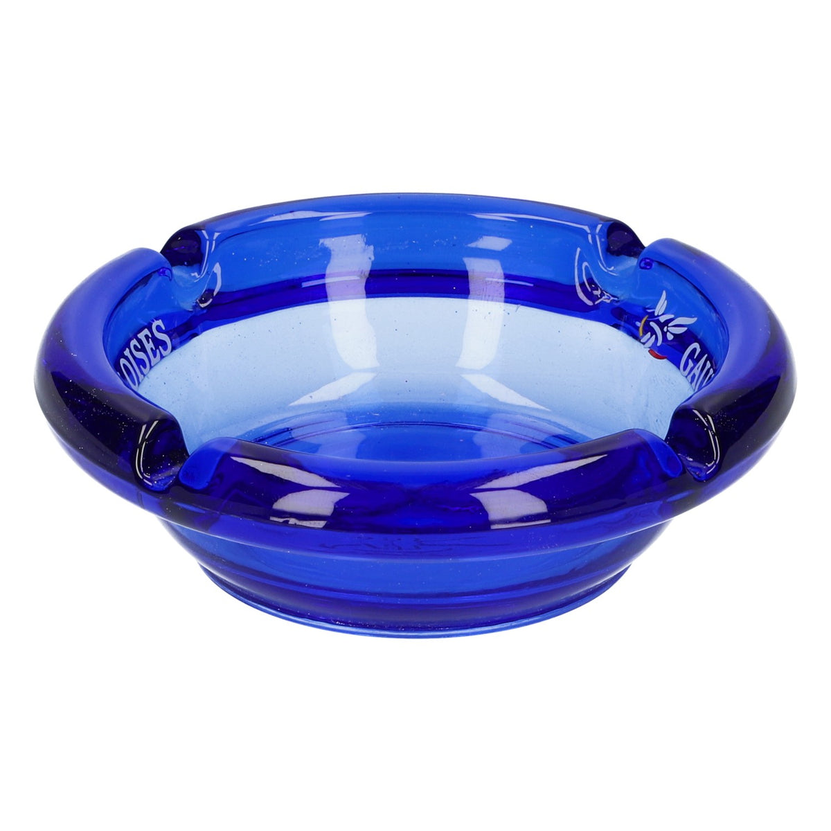 Gauloises Cigarette Ashtray Blue Glass Small 10.5 cm Smoker Accessories Smoke – View 2
