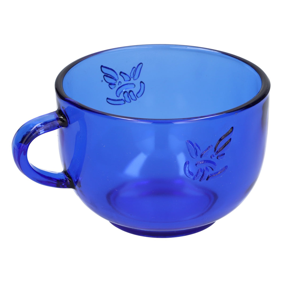 Gauloises Cigarettes Coffee Mug Tea Glass Glass 0.65l Coffee Cup Blue