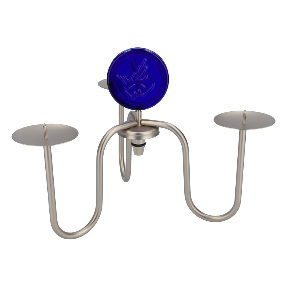 Gauloises Cigarettes Candlestick Stainless Steel Bottle Top for 3 Candles