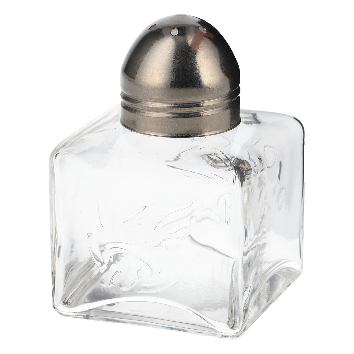 Gauloises Cigarettes Salt Shaker Real Glass Transparent Relief Kitchen