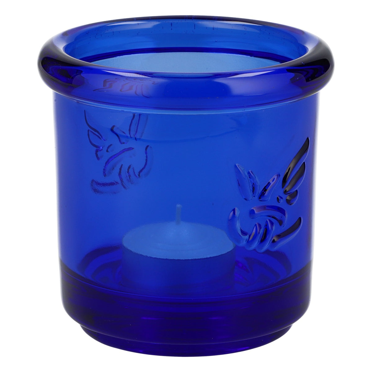Gauloises Cigarettes Round Glass Tealight Holder – View 2