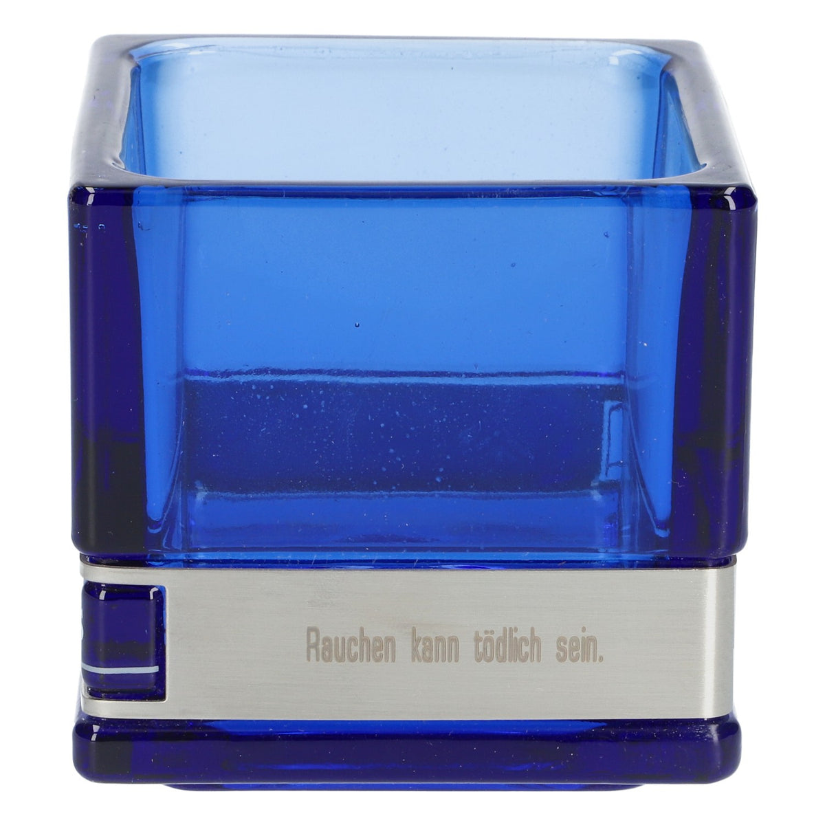 Gauloises cigarette lantern blue glass tealight holder decorative lighting – View 2