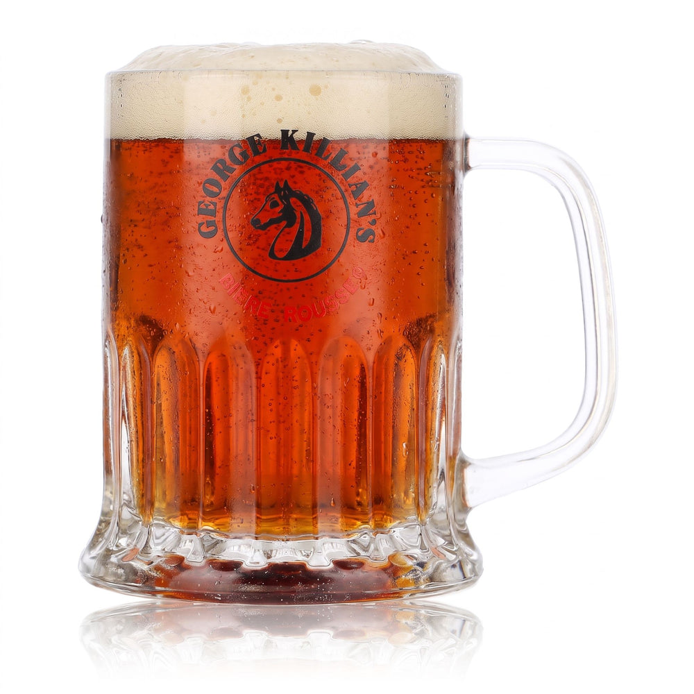 George Killian's Beer Glass Mug, 0.36 L, Rousse Beers, Horse Logo Relief