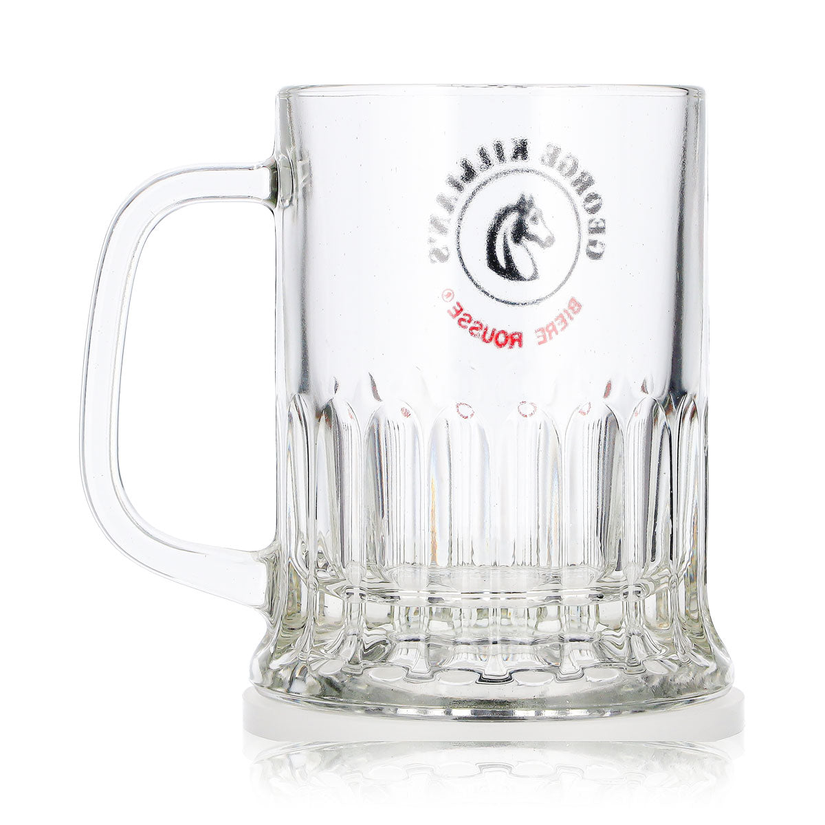 George Killian's Beer Glass Mug, 0.36 L, Rousse Beers, Horse Logo Relief – View 5